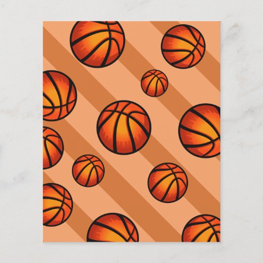 Cool Baller Basketbal Budget Verjaardag Uitnodigin (Achterkant)