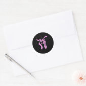 Cool Ballet Art For Women Girls Mom Ballerina Ball Ronde Sticker (Envelop)