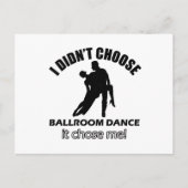 Cool ballroom dans design briefkaart (Voorkant)