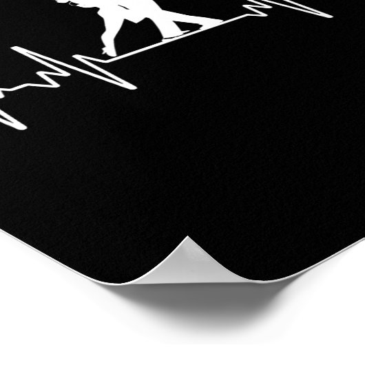 Cool Ballroom Design voor mannen Vrouwen Dansen Ba Poster (Hoek)