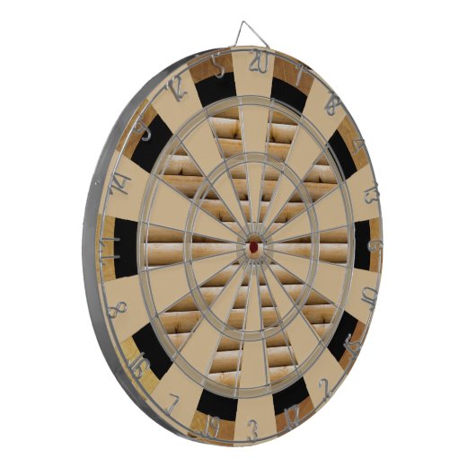 Cool Bamboo Combo Regulation Dart Board Dartbord (Voorkant Links)