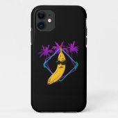 Cool banaan party retro Case-Mate iPhone case (Achterkant)