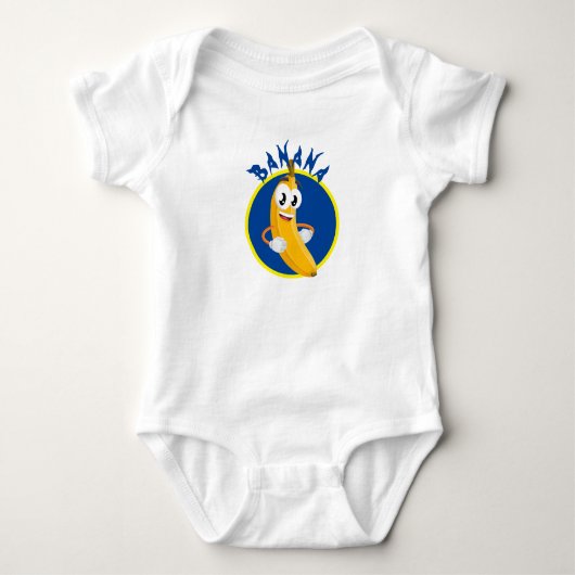 Cool banana baby-carrosserie romper (Voorkant)