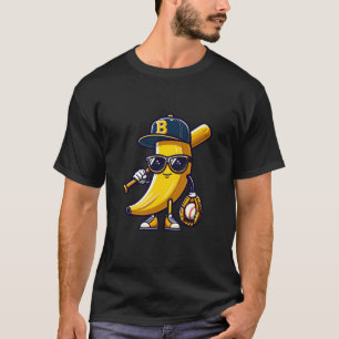Cool Banana Baseball Speler T-shirt