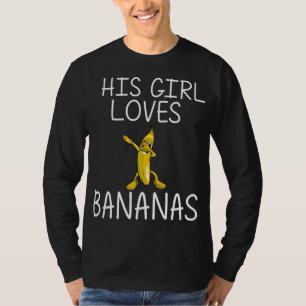 Cool Banana for Girls Kind Dabbing Yellow Sweet Tr T-shirt