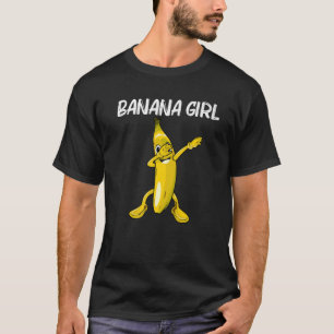 Cool Banana for Girls Kind Dabbing Yellow Sweet Tr T-shirt