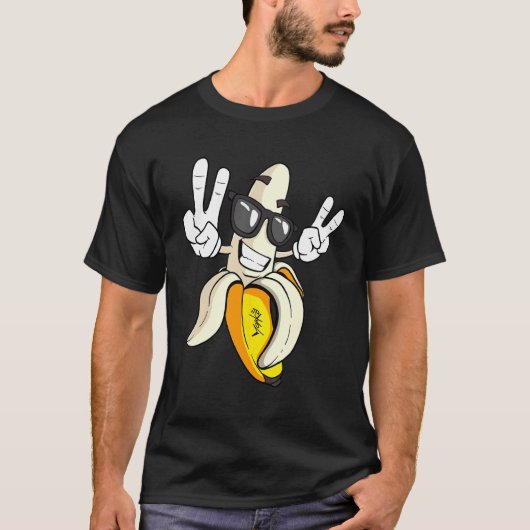 Cool Banana Shows Vredesbord T-shirt (Voorkant)