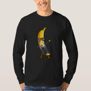 Cool Banana with Suit - Dab Funny Dansling Fruit T-shirt