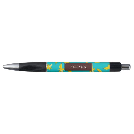Cool Bananas Pattern Personalized Pen (Voorkant)