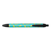 Cool Bananas Pattern Personalized Zwarte Inkt Pen (Achterkant)
