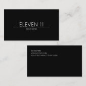 Cool Band Musicians Visitekaartje (Voorkant / Achterkant)