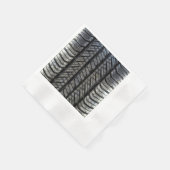 Cool bandrubber automobieldecor servetten (Hoek)