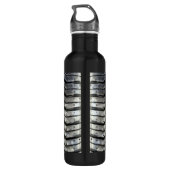 Cool bandrubber automobieldecor waterfles  (Achterkant)