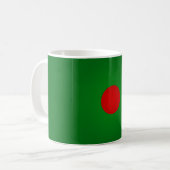 Cool Bangladesh Flag Koffiemok (Voorkant links)