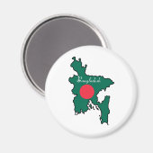 Cool Bangladesh Magneet (Voorkant / Achterkant)