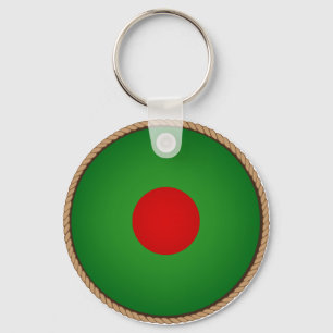 Cool Bangladesh-vlaggenzegel Sleutelhanger