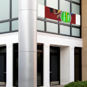 COOL! Banner - 2,5' x 12' - Buiten met metalen oog (Buitenkant Gebouw)