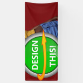 COOL! Banner - 2,5' x 6' - Binnen - Op maat (Verticaal)