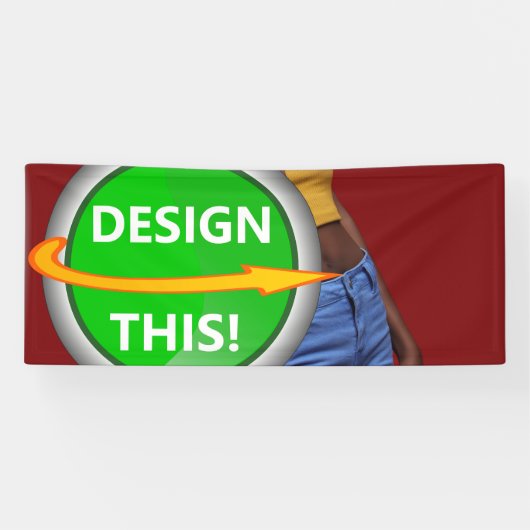 COOL! Banner - 2.5' x 6' - Outdoor - Aangepast (Horizontaal)