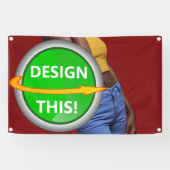 COOL! Banner - 2,5'x4' - Buiten met metalen oogjes (Horizontaal)