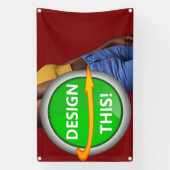 COOL! Banner - 2,5'x4' - Buiten met metalen oogjes (Verticaal)