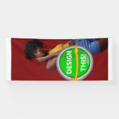 COOL! Banner - 4'x10' - Binnen - Op maat (Horizontaal)