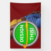 COOL! Banner - 4'x6' - Binnen - Op maat (Verticaal)