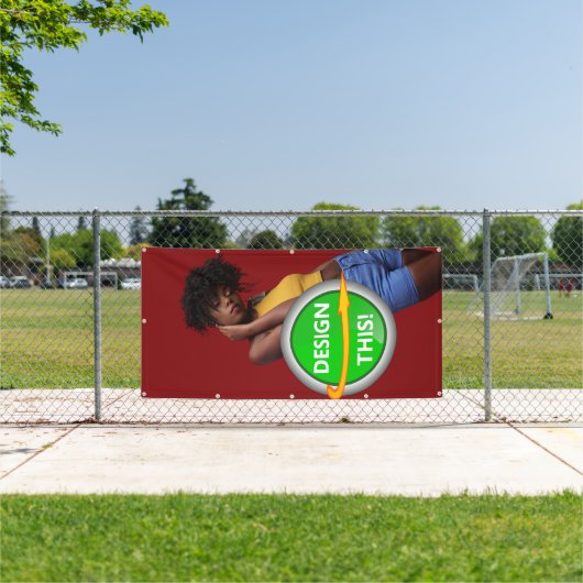 COOL! Banner - 4'x8' - Buiten met metalen oogjes (Insitu)