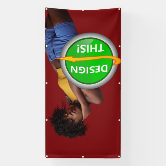 COOL! Banner - 4'x8' - Buiten met metalen oogjes (Verticaal)