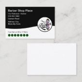 Cool Barber Shop Loyalty Beloont Visitekaartjes (Voorkant / Achterkant)