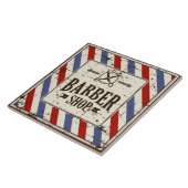 Cool Barber shop retro Tegeltje (Zijkant)