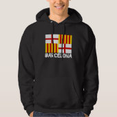 Cool Barcelona Flag Hoodie (Voorkant)