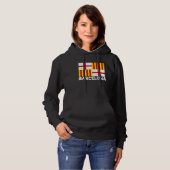 Cool Barcelona Flag Hoodie (Voorkant volledig)