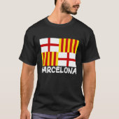 Cool Barcelona Flag T-shirt (Voorkant)