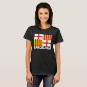 Cool Barcelona Flag T-shirt (Voorkant volledig)