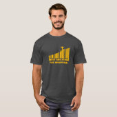 Cool Barcode Design Best Skier On The Mountain  T-shirt (Voorkant volledig)