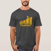 Cool Barcode Design Best Skier On The Mountain  T-shirt (Voorkant)