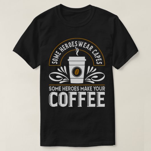 Cool Barista voor mannen Espresso Latte Art Coff T-shirt (Design voorkant)