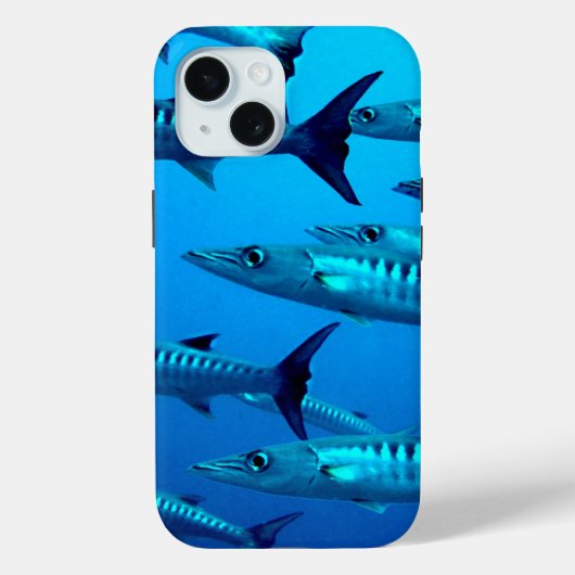 Cool Barracudas Onderwater Case-Mate iPhone Case (Achterkant)