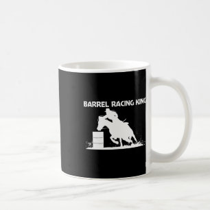 Cool Barrel Racing Art voor mannen Paardenrugrenne Koffiemok
