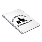 Cool BARREL RACING design Notitieboek (Rechterzijde)