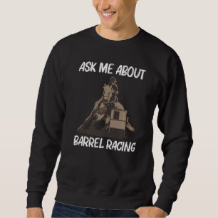 Cool Barrel Racing voor Mannen Racer Cowgirl Hor Trui
