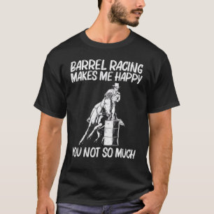 Cool Barrel Racing voor vrouwelijke Mannen Rodeo H T-shirt