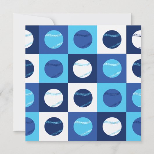 COOL BASEBALL Bar Bat Mitzvah Uitnodiging (Achterkant)