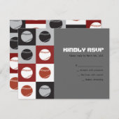 COOL BASEBALL Bar Mitzvah Reply RSVP Card (Voorkant / Achterkant)