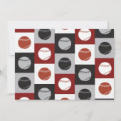 COOL BASEBALL Bar Mitzvah Uitnodiging (Achterkant)