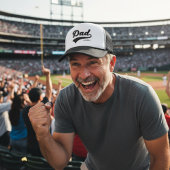 Cool Baseball Dad Est Jaar Typografie Sport Trucker Pet