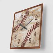Cool Baseball Man Cave Muurdecoratie Baseball KLOK (Hoek)