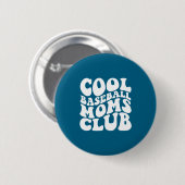 Cool Baseball Moeders Club Design Ronde Button 5,7 Cm (Voorkant /achterkant)