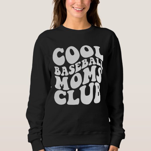 Cool Baseball Moms Club 1 Trui (Voorkant)
